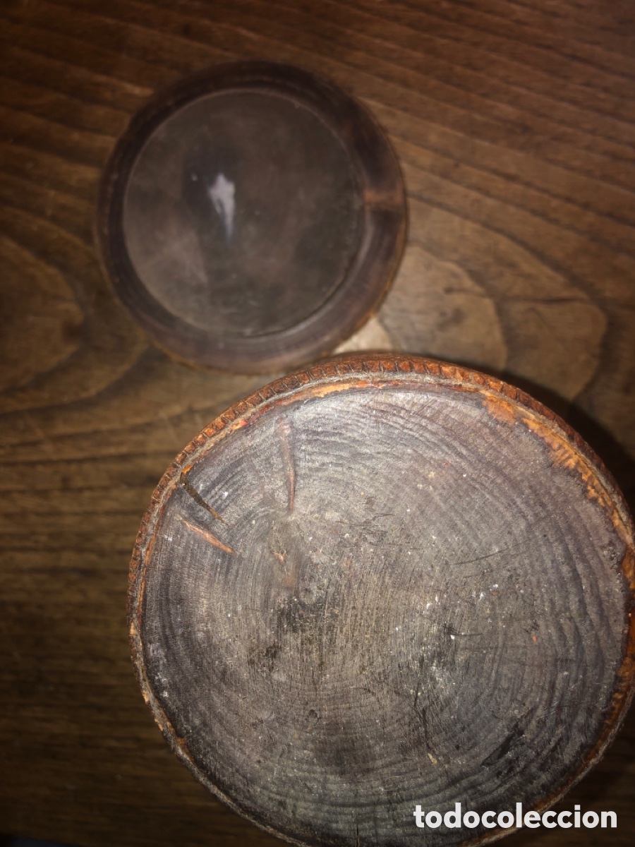 Antig&uuml;edades: Caja de madera antigua - Foto 3