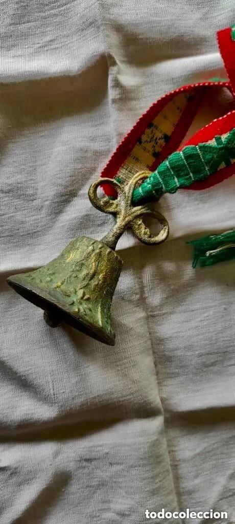 Antig&uuml;edades: CAMPANA DE BRONCE CON RELIEVE ANTIGUA - Foto 4