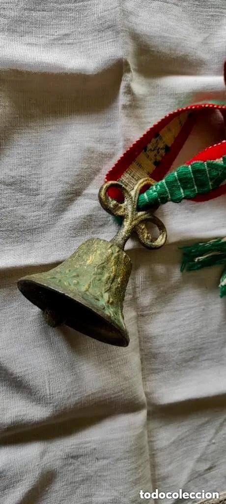 Antig&uuml;edades: CAMPANA DE BRONCE CON RELIEVE ANTIGUA - Foto 8