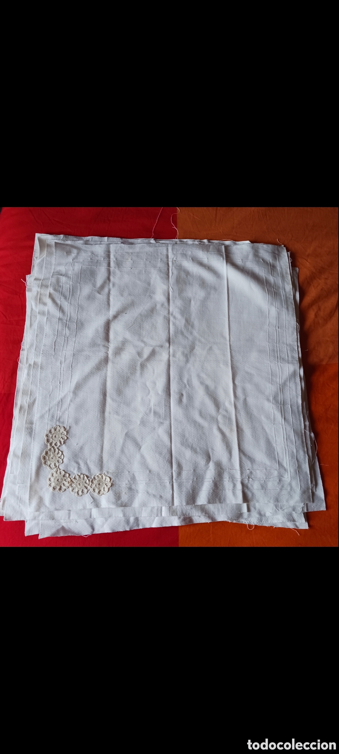 Antig&uuml;edades: Servilletas para bordar - Foto 2