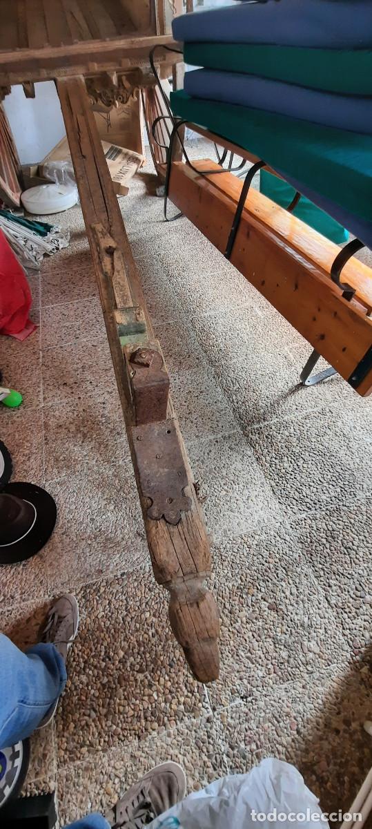 Antig&uuml;edades: CARRO ANTIGUO de madera policromada - Foto 5