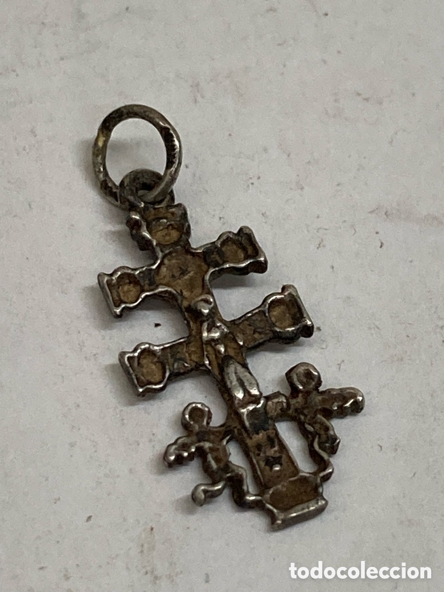 Antig&uuml;edades: Cruz de plata religiosa C343 - Foto 1