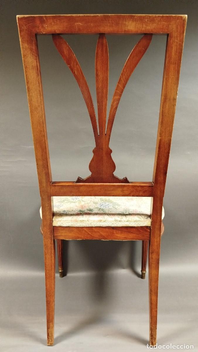 Antig&uuml;edades: SILLA ESTILO IMPERIO MADERA DE ROBLE - Foto 3