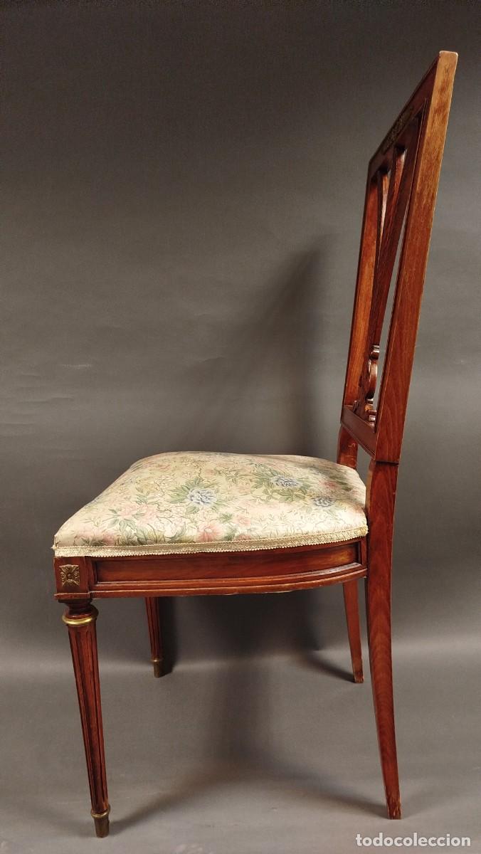 Antig&uuml;edades: SILLA ESTILO IMPERIO MADERA DE ROBLE - Foto 4