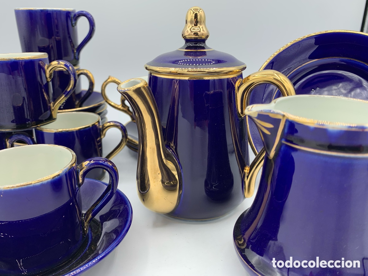 Antig&uuml;edades: Juego de caf&eacute; 6 servicios, Temple & Crook - Foto 3