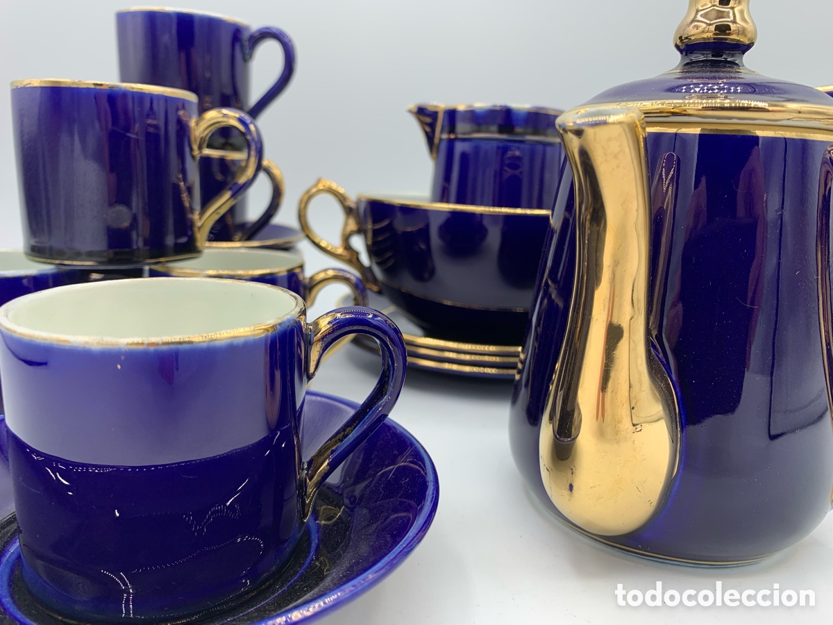 Antig&uuml;edades: Juego de caf&eacute; 6 servicios, Temple & Crook - Foto 8