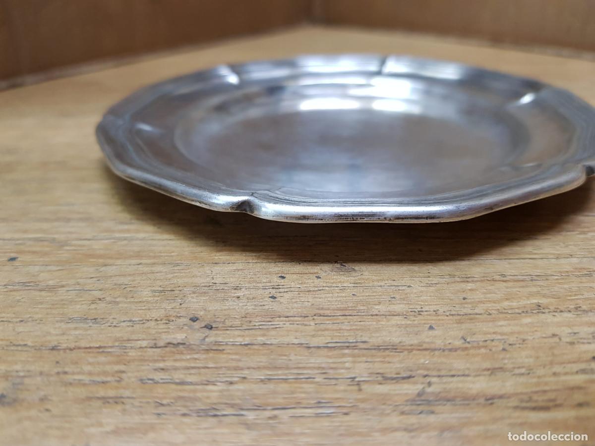 Antig&uuml;edades: PLATO ALCOR-BA&Ntilde;ADO EN PLATA - Foto 2