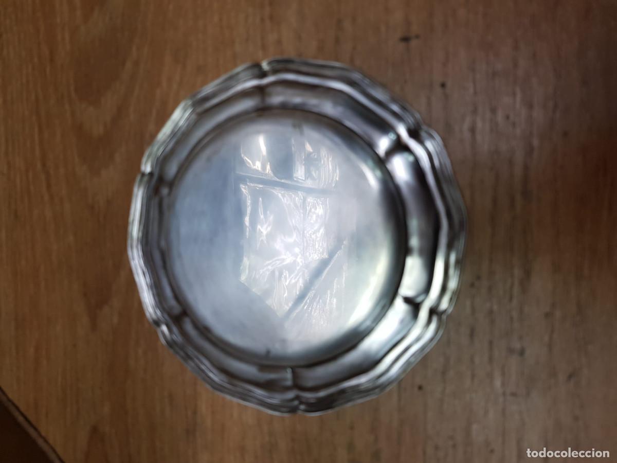 Antig&uuml;edades: PLATO ALCOR-BA&Ntilde;ADO EN PLATA - Foto 3
