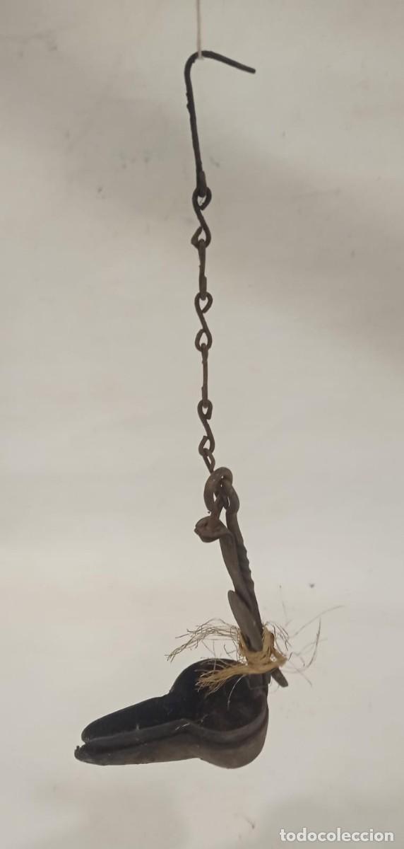 Antig&uuml;edades: Candil hierro forjado. Est. - Foto 4