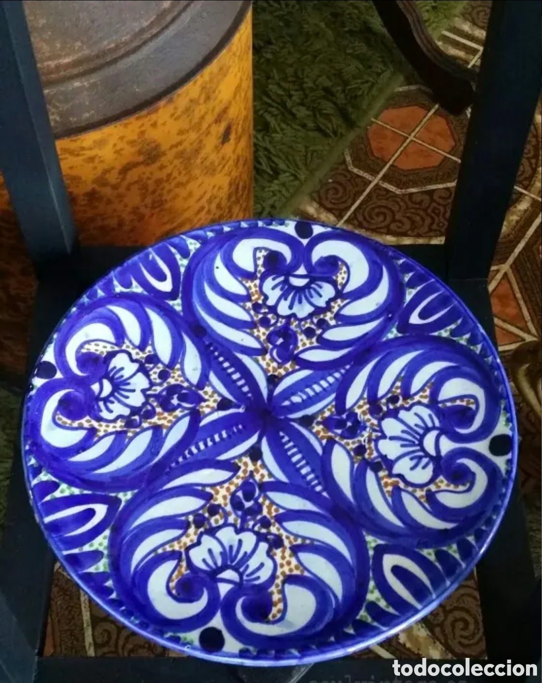 Antig&uuml;edades: Plato decorativo circa 1968 - Foto 2
