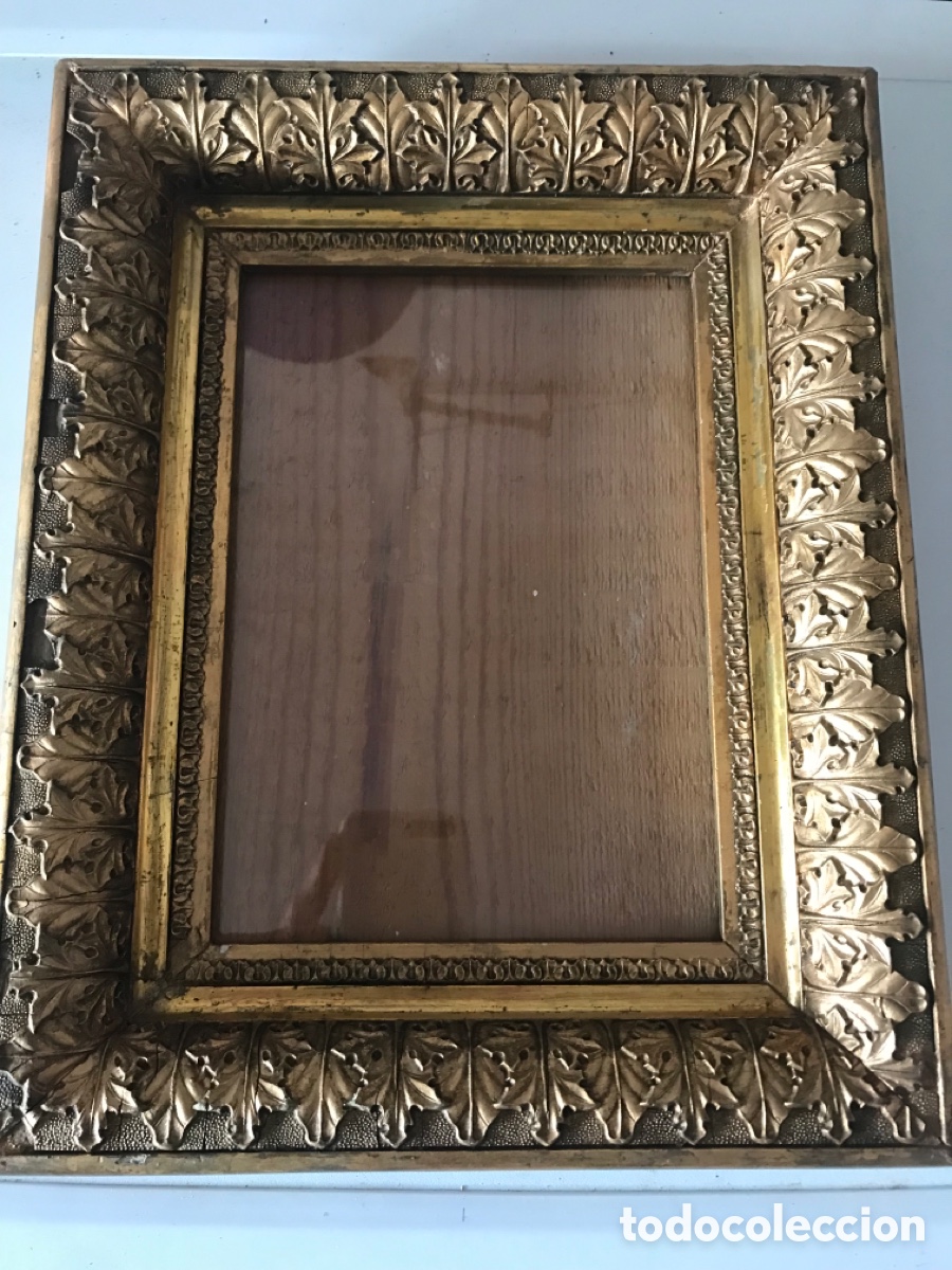 Antig&uuml;edades: Magnifico marco en pan de oro - Foto 23
