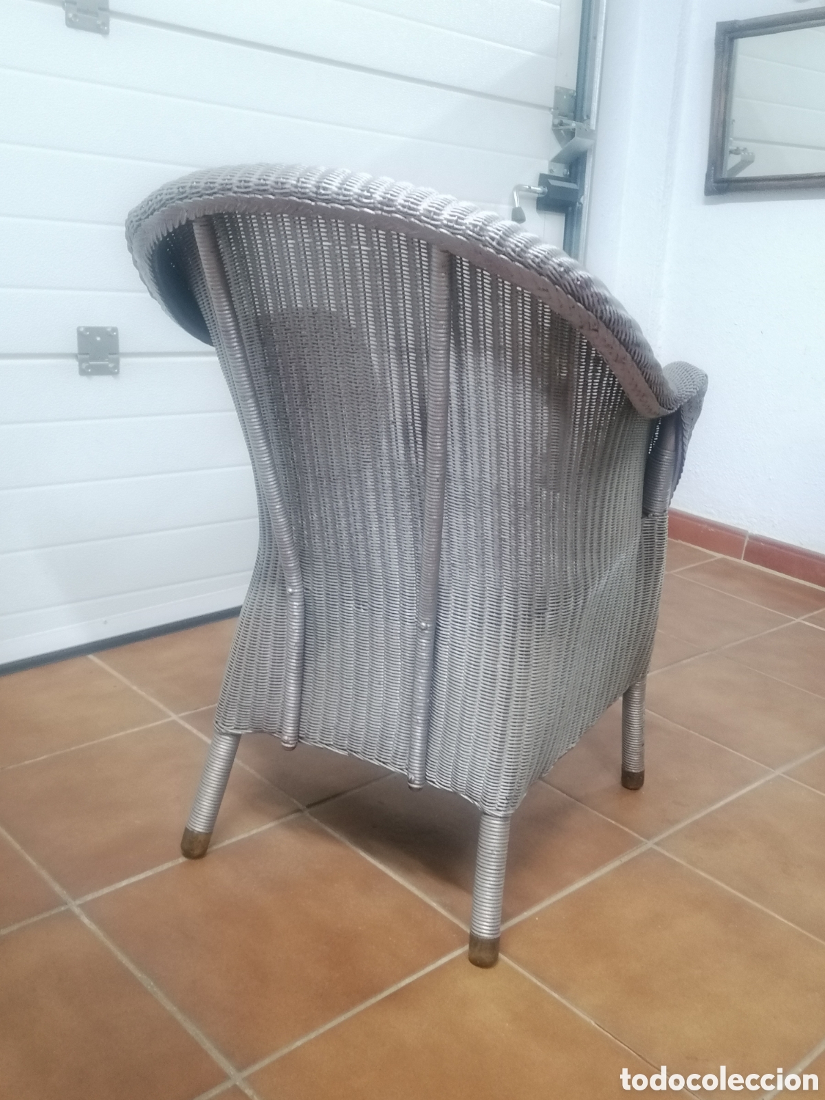 Antig&uuml;edades: Sill&oacute;n Lloyd Loom antiguo - Foto 5
