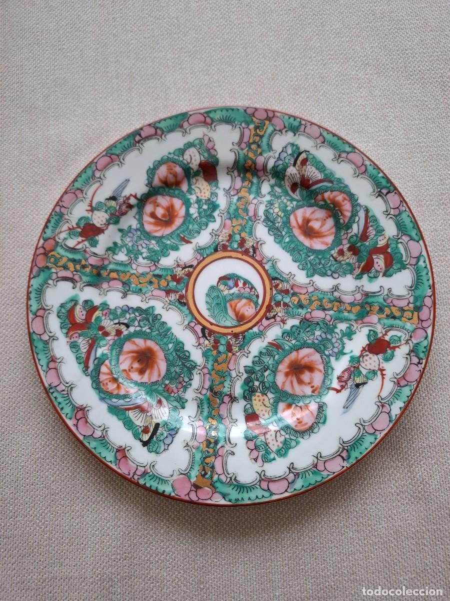 Antig&uuml;edades: Plato de porcelana de Macao - Foto 1