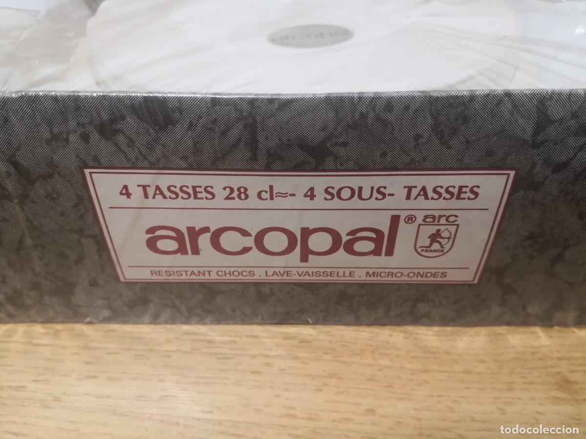 Antig&uuml;edades: JUEGO TAZAS ARCOPAL BLANCO - Foto 3