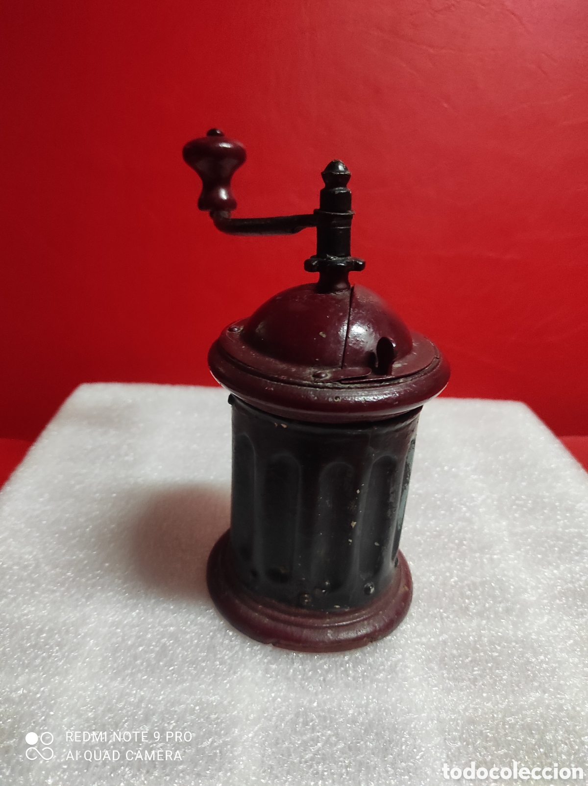 Antig&uuml;edades: Antiguo molinillo de caf&eacute; cil&iacute;ndrico - Foto 2