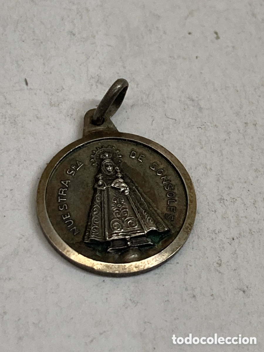 Antig&uuml;edades: Medalla de plata religiosa C344 - Foto 1