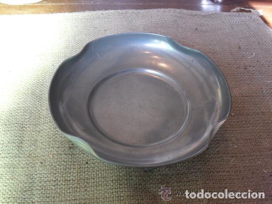 Antig&uuml;edades: FRUTERO DE PELTRE ANTIGUO - Foto 2