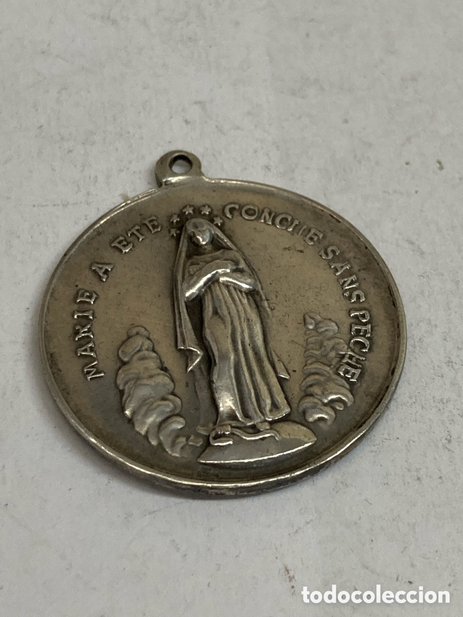 Antig&uuml;edades: Medalla de plata religiosa C344 - Foto 1