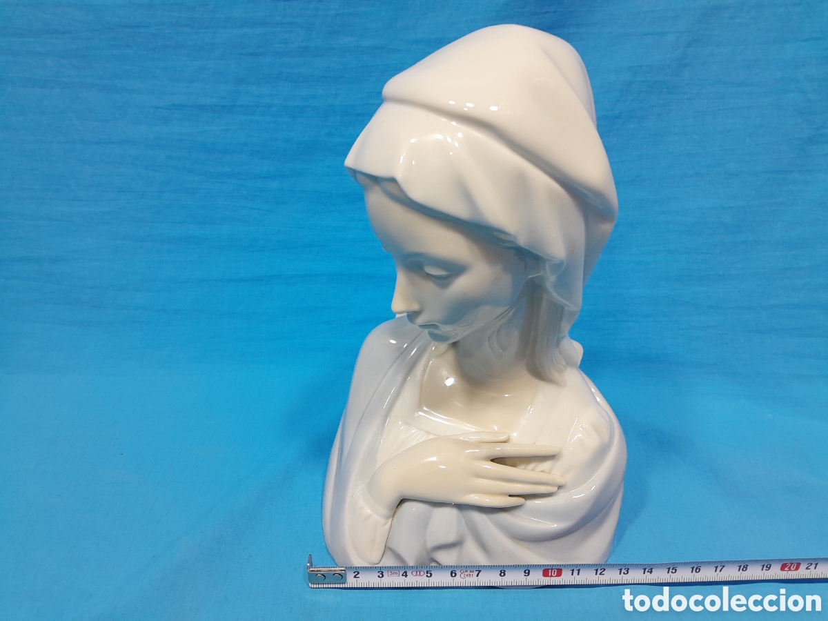 Antig&uuml;edades: BUSTO DE VIRGEN O MADONNA -LLADR&Oacute; - Foto 5