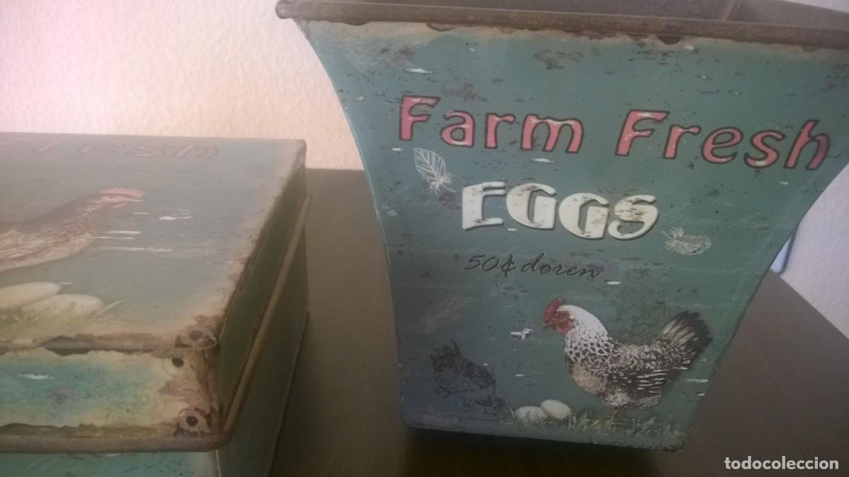 Antig&uuml;edades: CAJA Y MACETERO VINTAGE - Foto 4