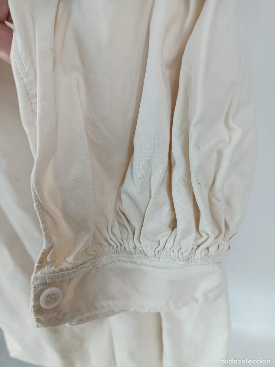 Antig&uuml;edades: ANTIGUA CAMISA DE LINO - Foto 9