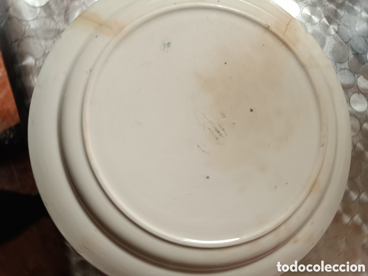 Antig&uuml;edades: Plato de la cartuja grande - Foto 3
