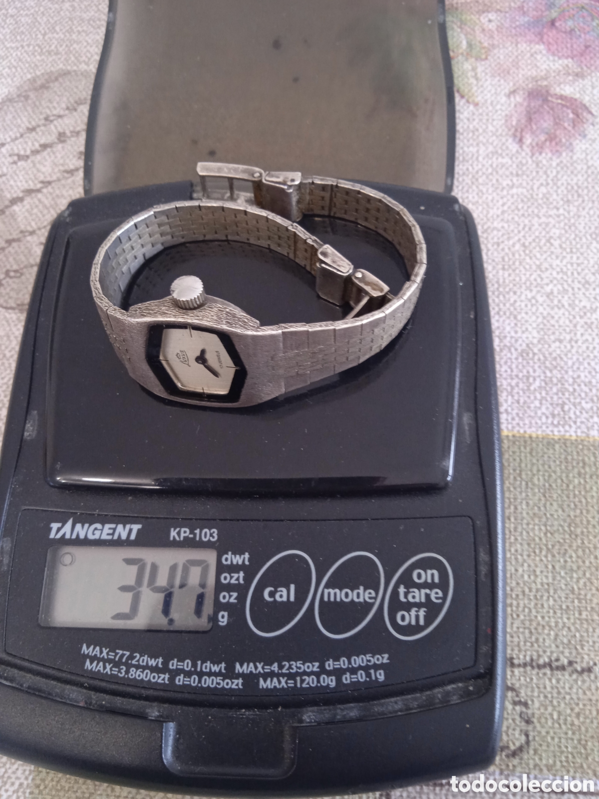 Antig&uuml;edades: Reloj en plata marcado 800 - Foto 3