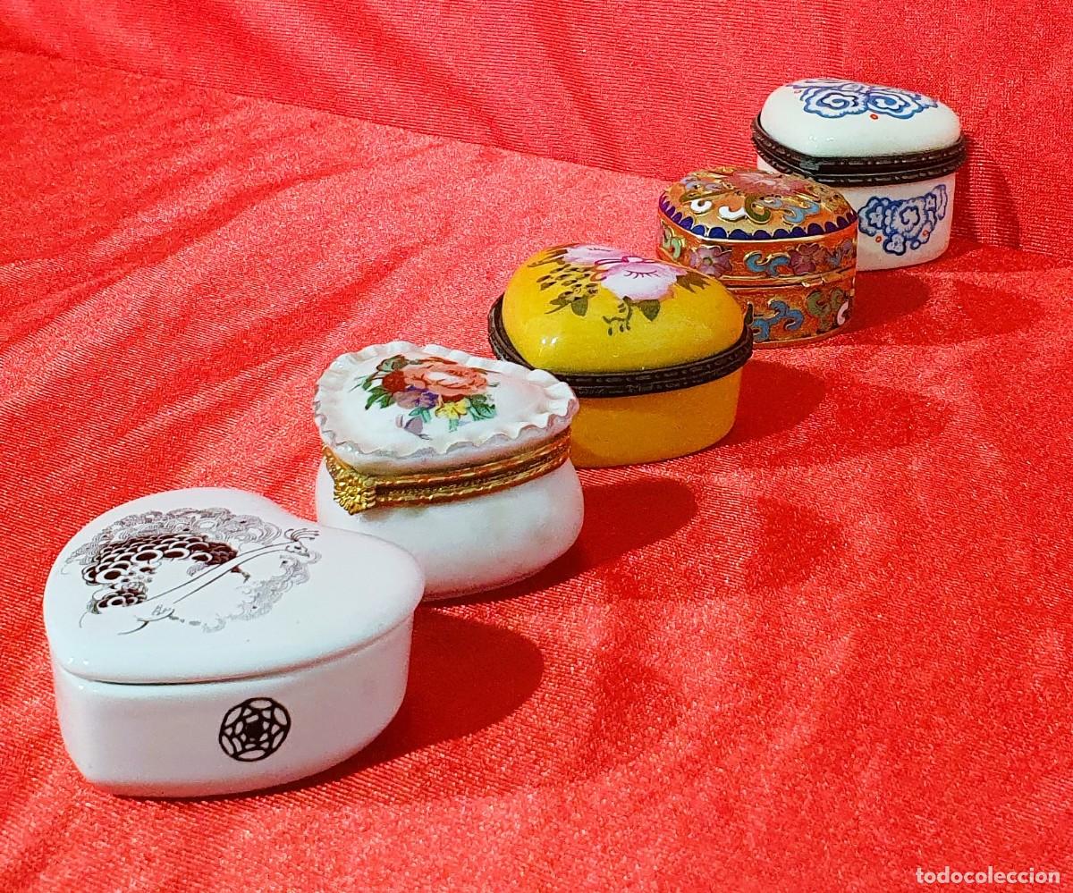 Antig&uuml;edades: Lote de joyeros en porcelana - Foto 2