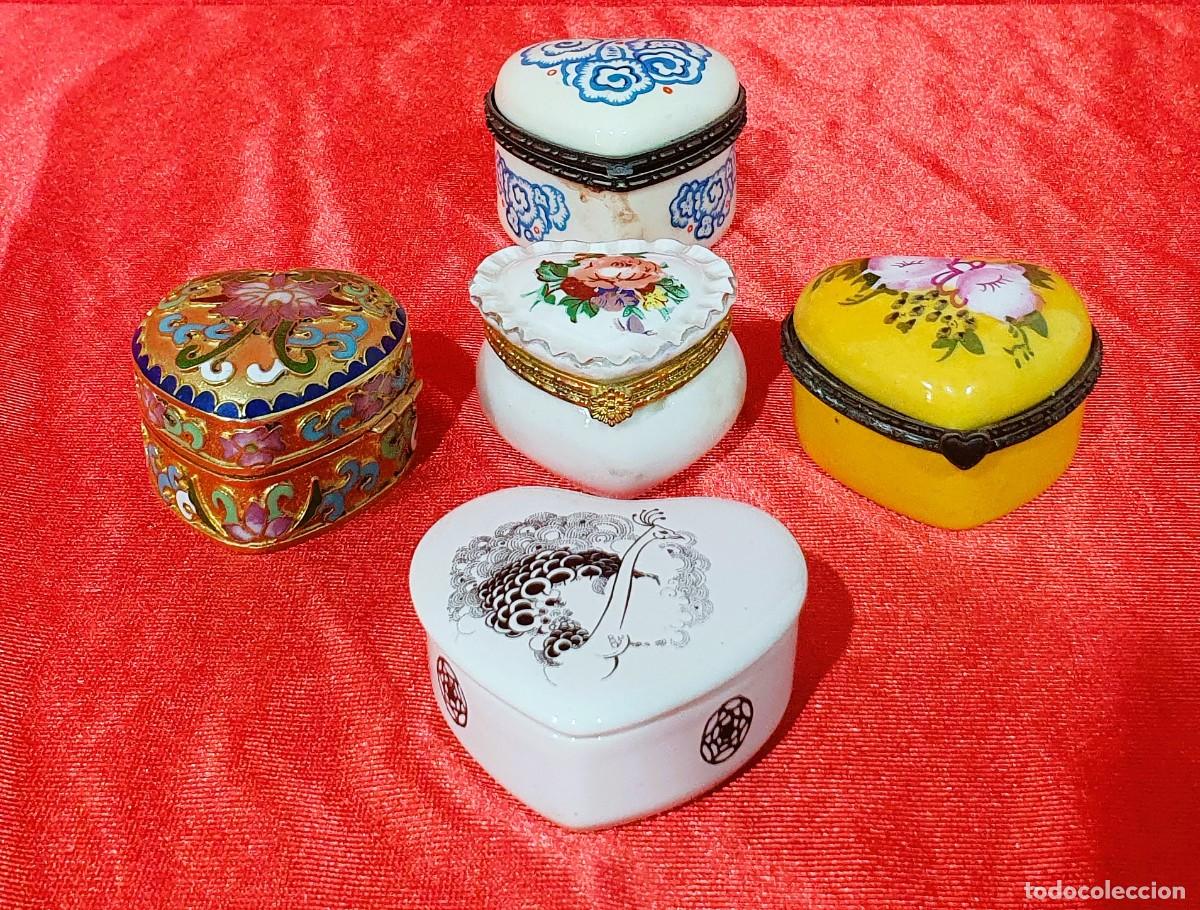 Antig&uuml;edades: Lote de joyeros en porcelana - Foto 4