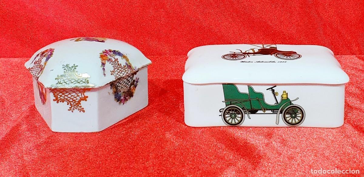 Antig&uuml;edades: Joyeros porcelana decorada - Foto 1