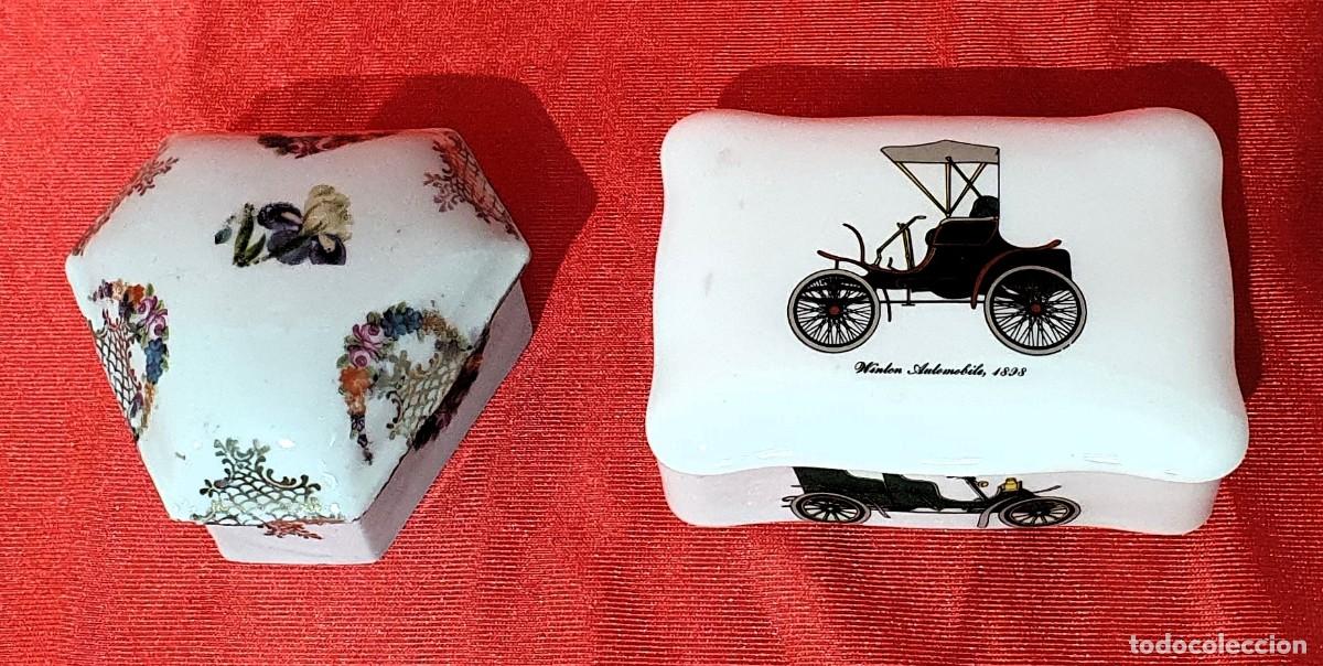 Antig&uuml;edades: Joyeros porcelana decorada - Foto 2