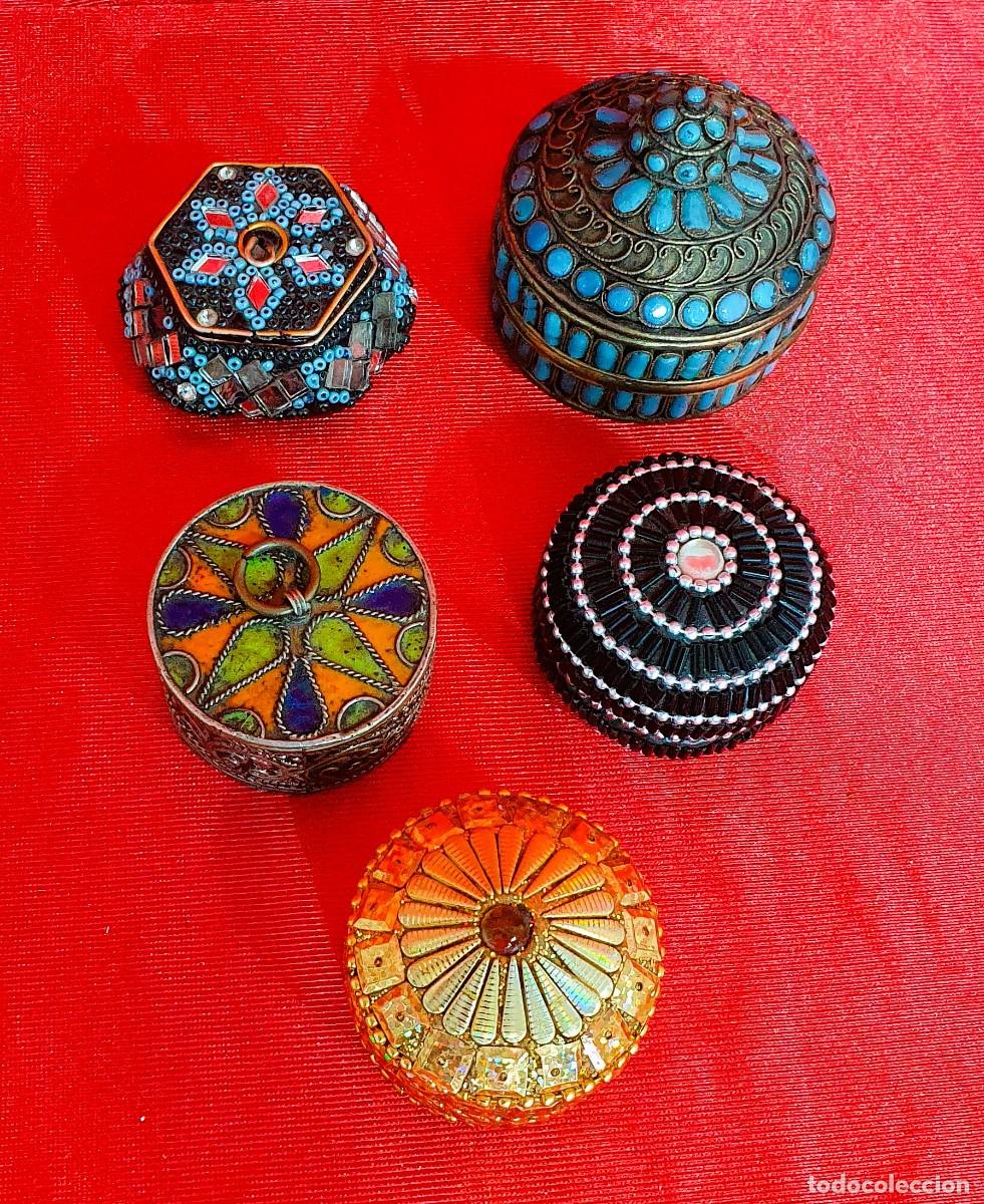Antig&uuml;edades: Lote joyeros porcelana - Foto 2
