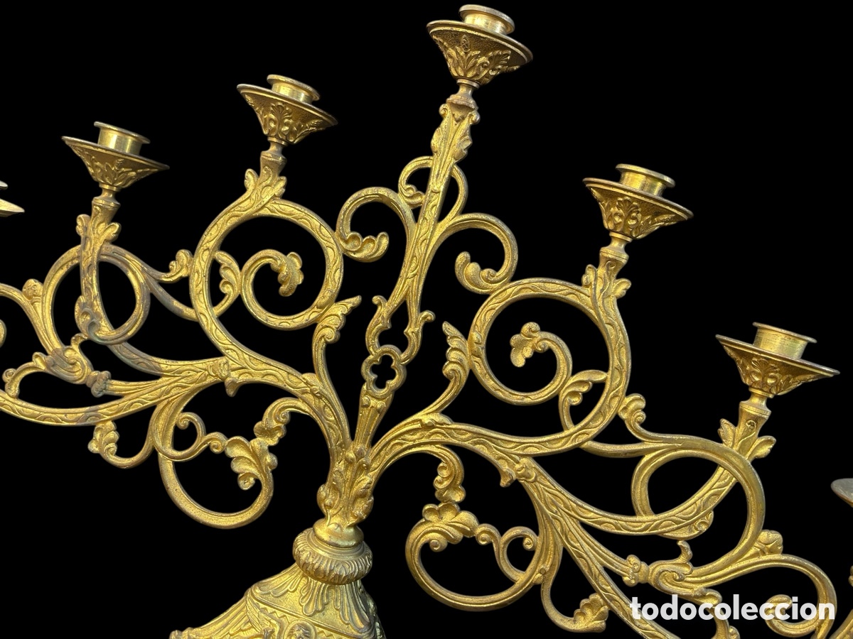 Antig&uuml;edades: Menorah o candelabro - Foto 3