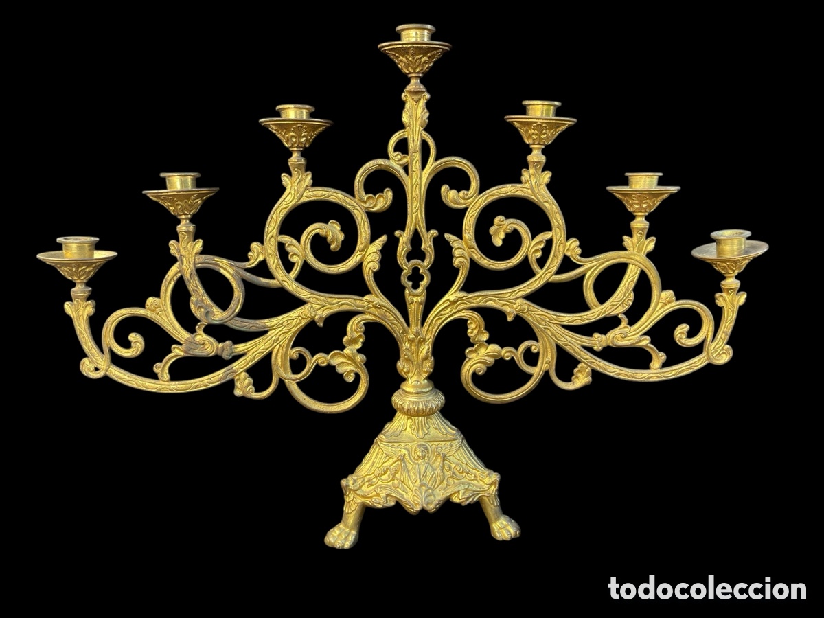 Antig&uuml;edades: Menorah o candelabro - Foto 1