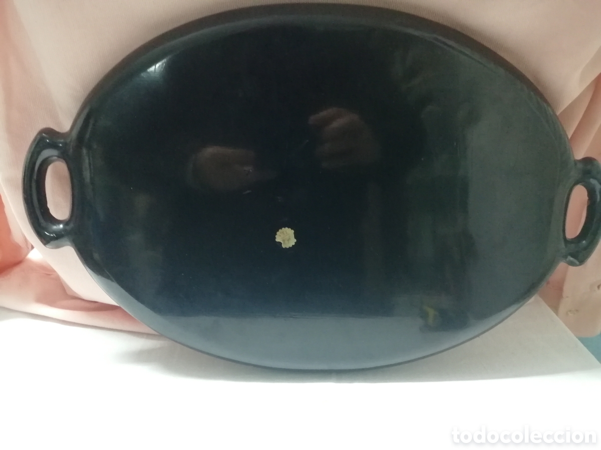 Antig&uuml;edades: Bandeja oriental lacada - Foto 2