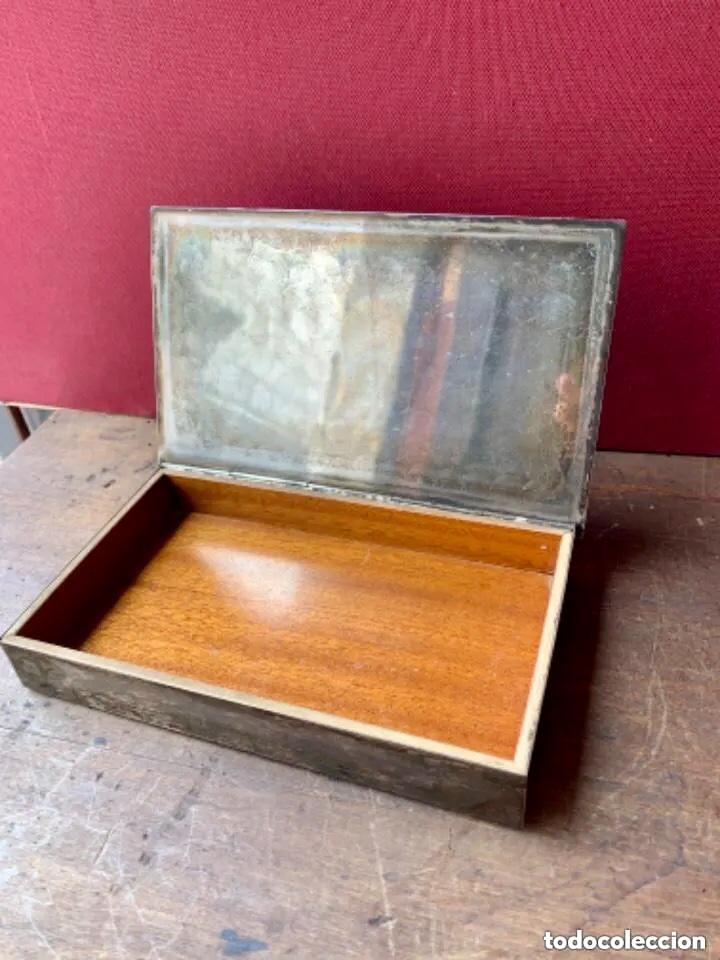 Antig&uuml;edades: CAJA TABAQUERA DE ALPACA - Foto 1