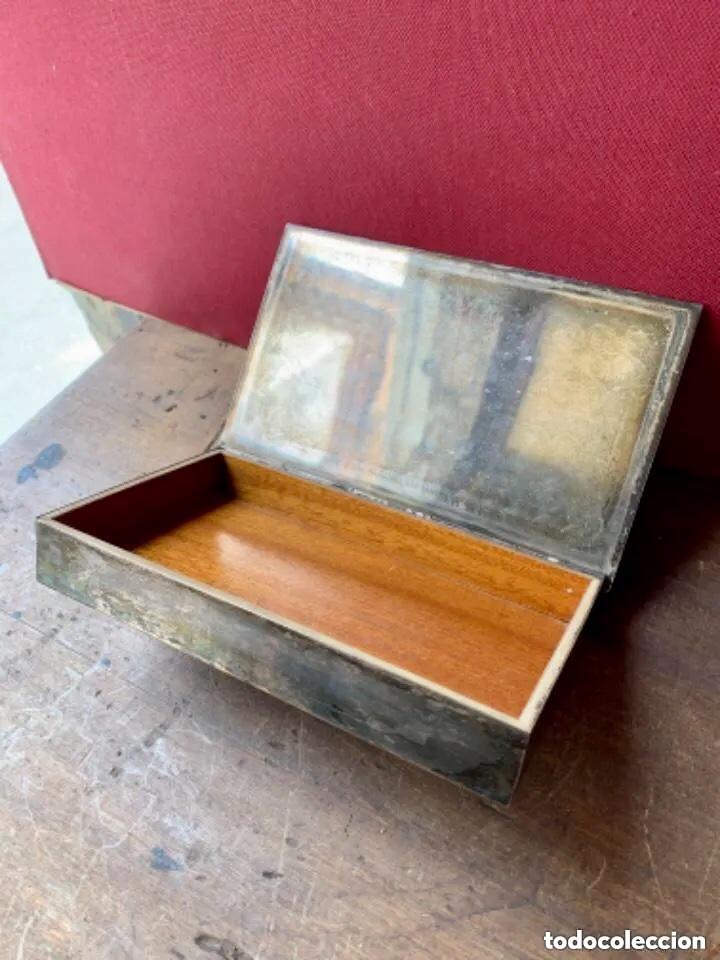 Antig&uuml;edades: CAJA TABAQUERA DE ALPACA - Foto 3