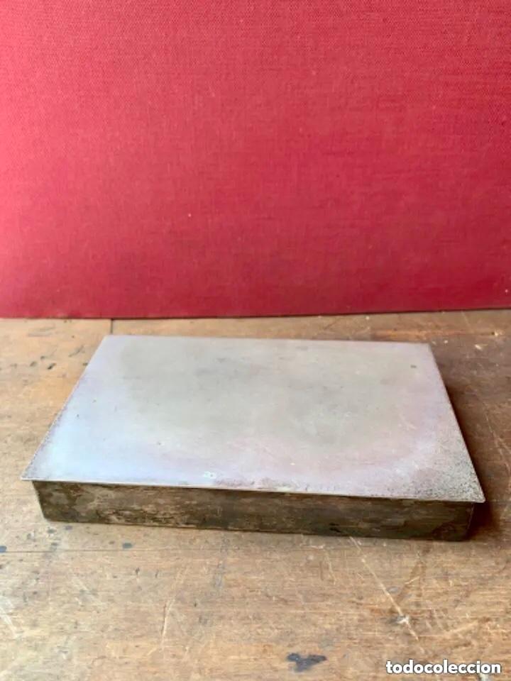 Antig&uuml;edades: CAJA TABAQUERA DE ALPACA - Foto 4
