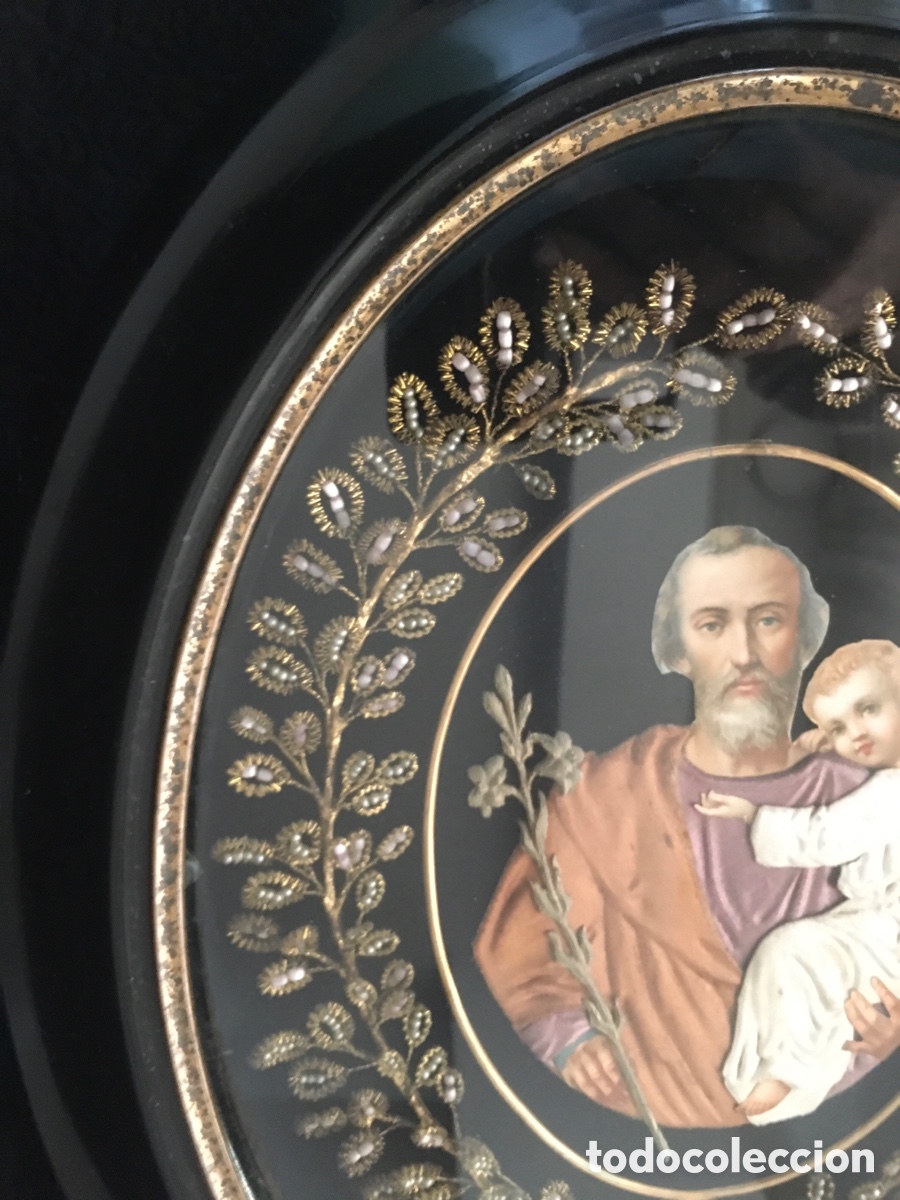 Antig&uuml;edades: Cuadro San Jose y Ni&ntilde;o - Foto 2