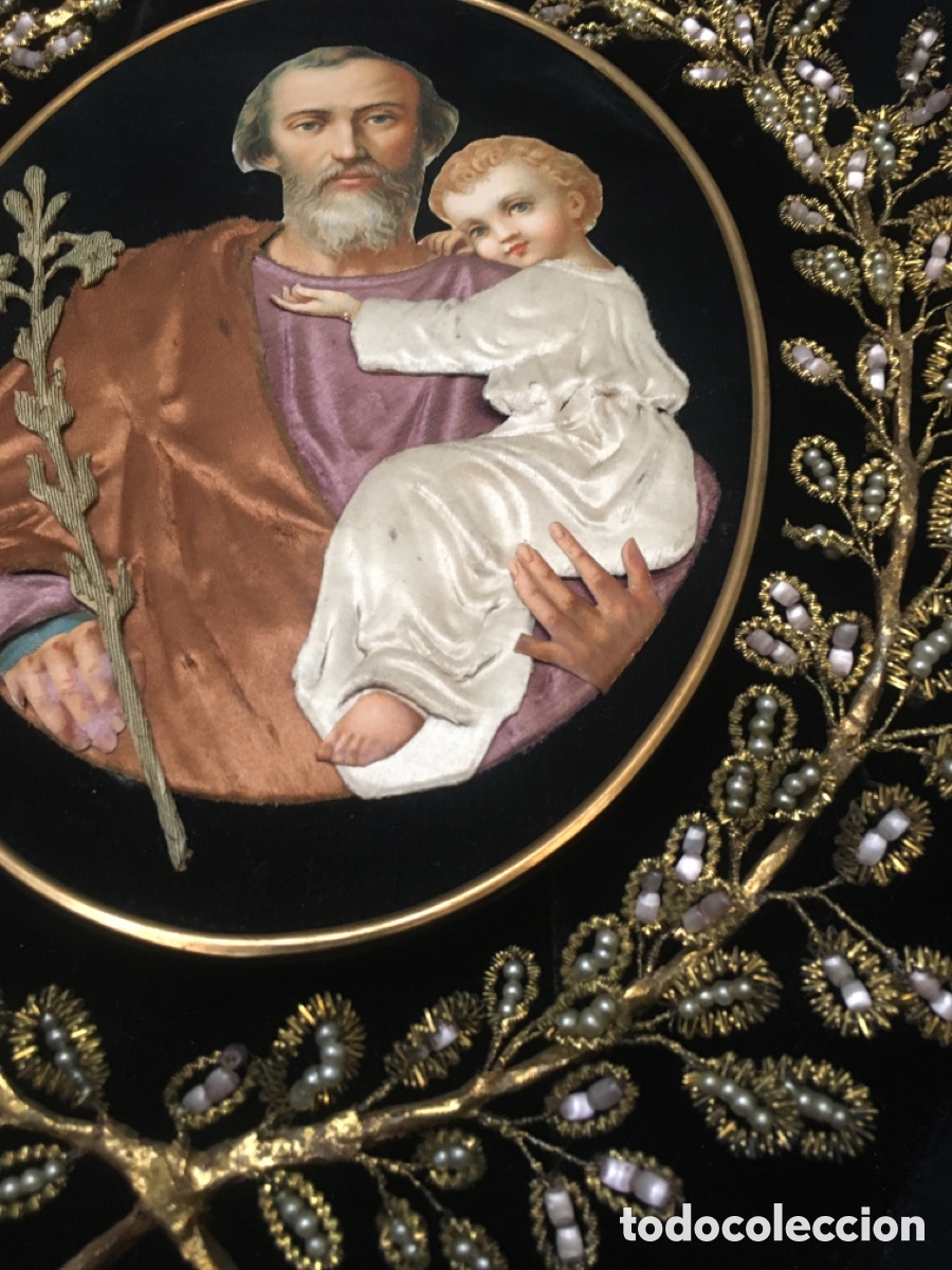 Antig&uuml;edades: Cuadro San Jose y Ni&ntilde;o - Foto 8