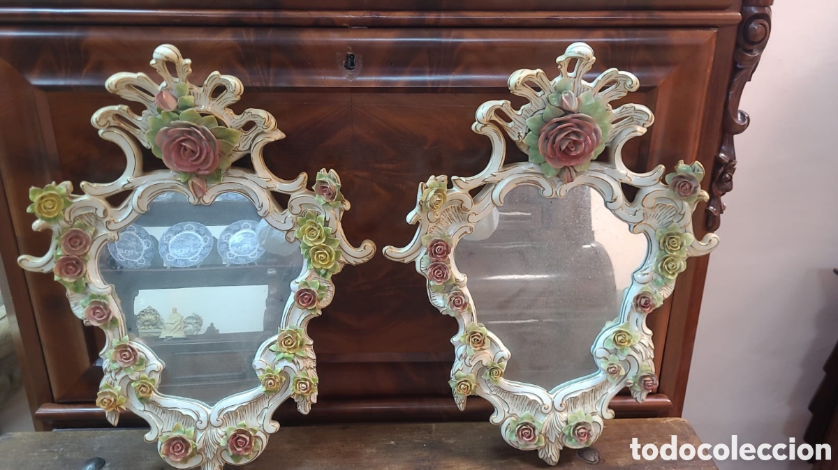 Antig&uuml;edades: Pareja de cornucopias - Foto 2