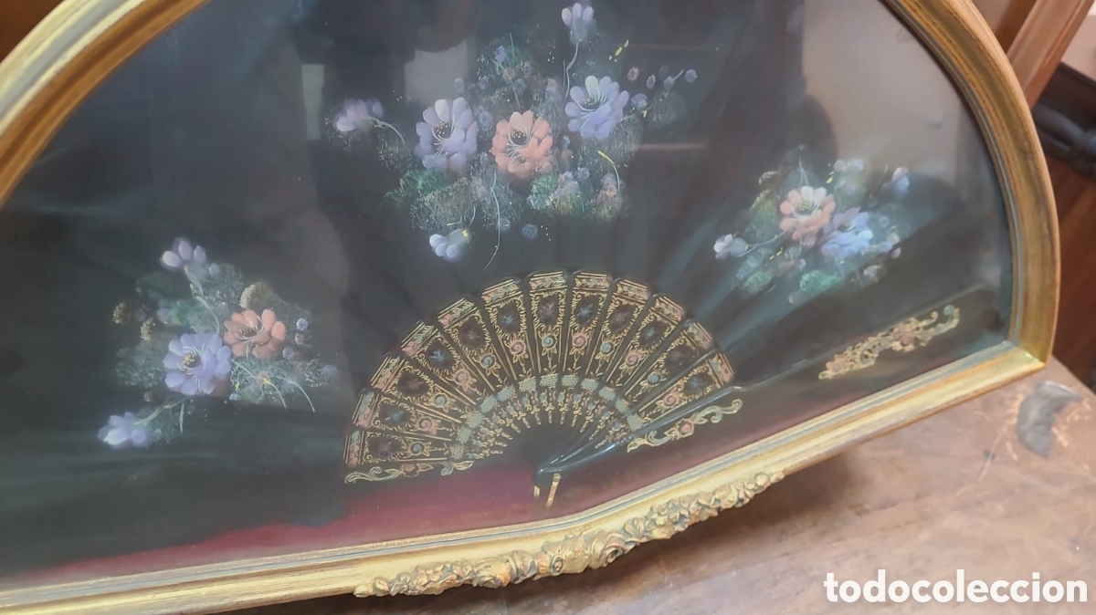 Antig&uuml;edades: Abanico con abaniquera - Foto 2