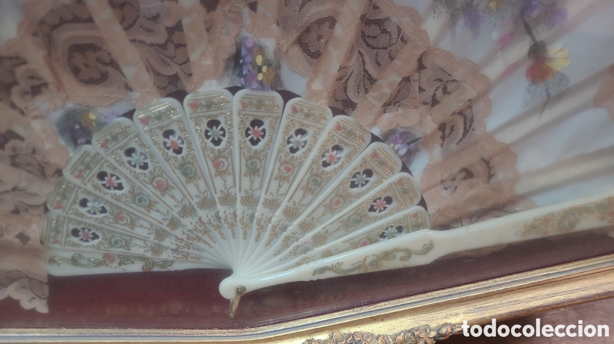 Antig&uuml;edades: Abanico con abaniquera - Foto 2
