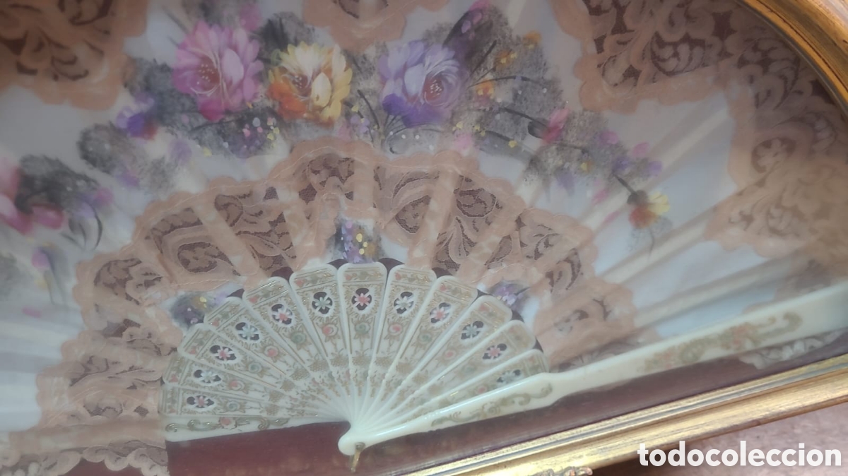 Antig&uuml;edades: Abanico con abaniquera - Foto 3