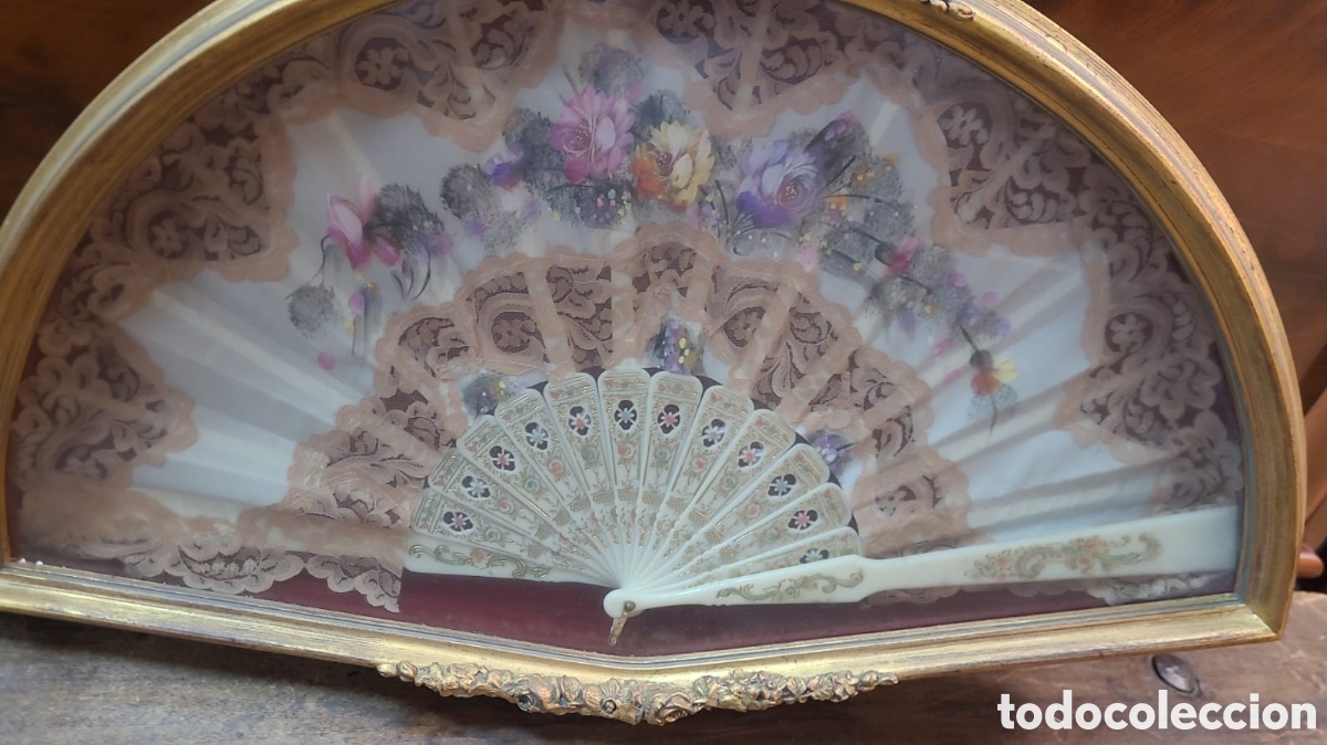 Antig&uuml;edades: Abanico con abaniquera - Foto 4
