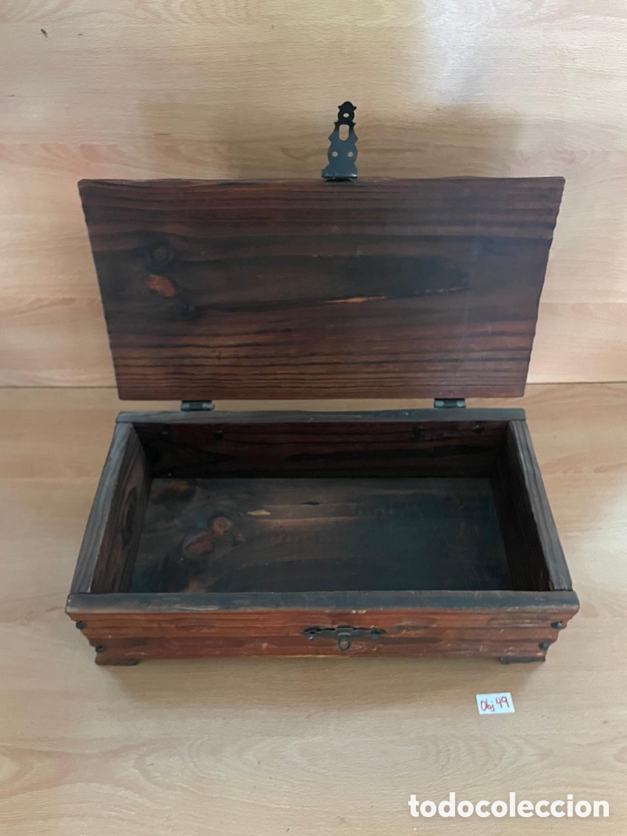 Antig&uuml;edades: Ba&uacute;l de madera antiguo - Foto 3