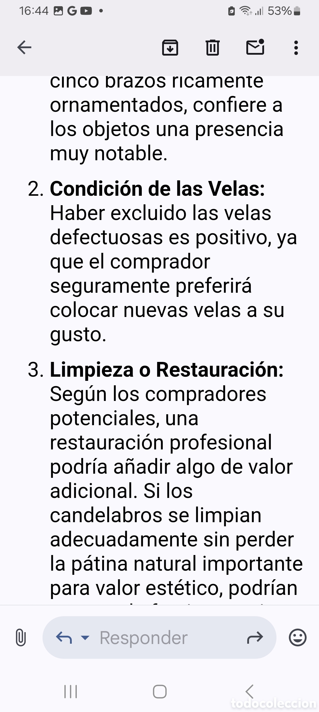 Antig&uuml;edades: CANDELABROS DE BRONCE GRANDES - Foto 20
