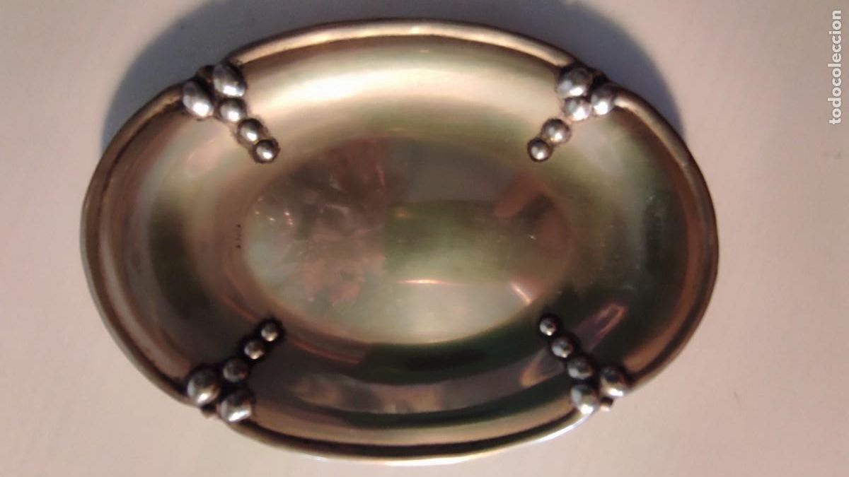 Antig&uuml;edades: BANDEJA EN ALPACA - ANTIGUA - Foto 1