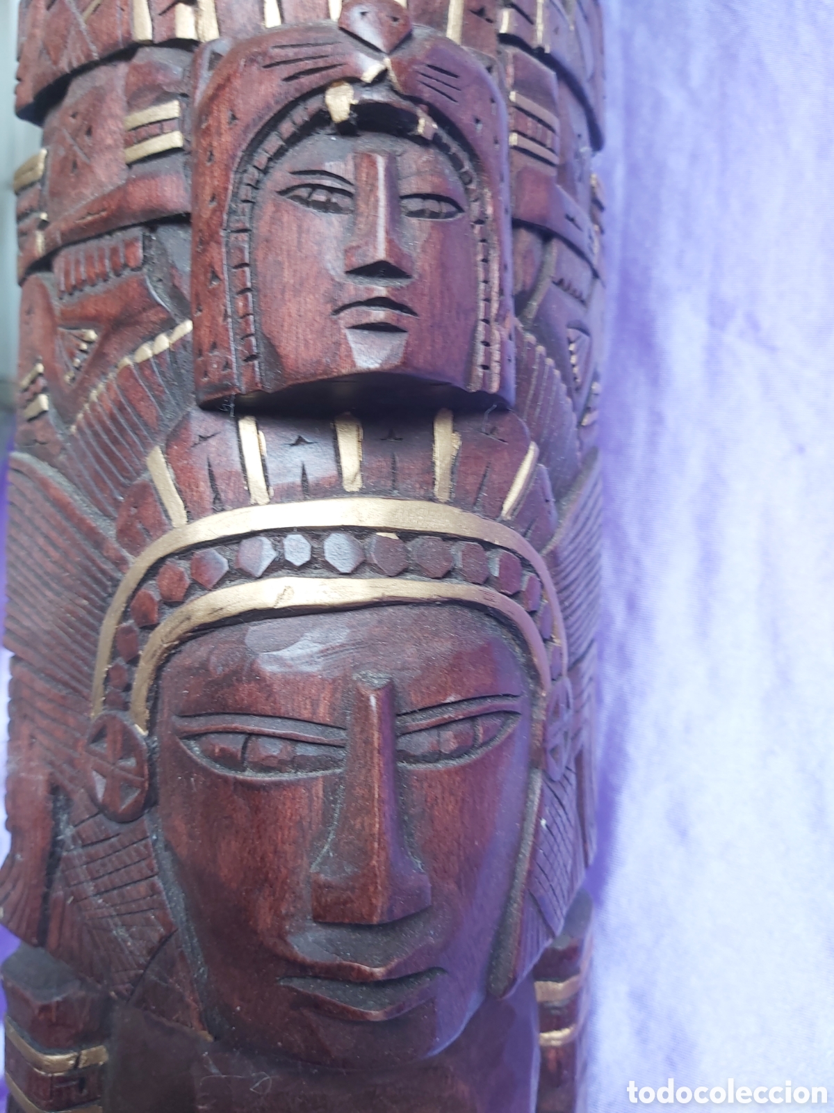 Antig&uuml;edades: ESCULTURA TALLADA EN MADERA - Foto 12