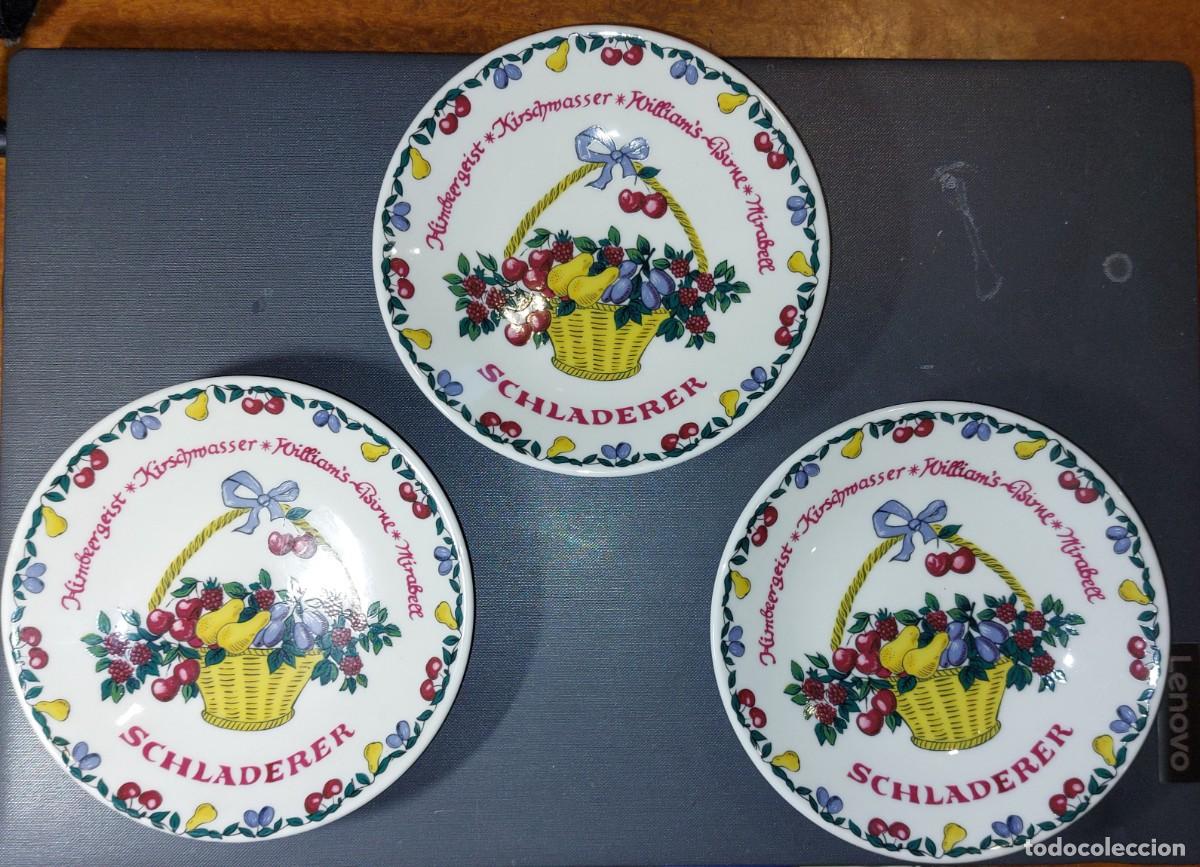 Antig&uuml;edades: 3 PLATILLOS CERAMICA - Foto 2
